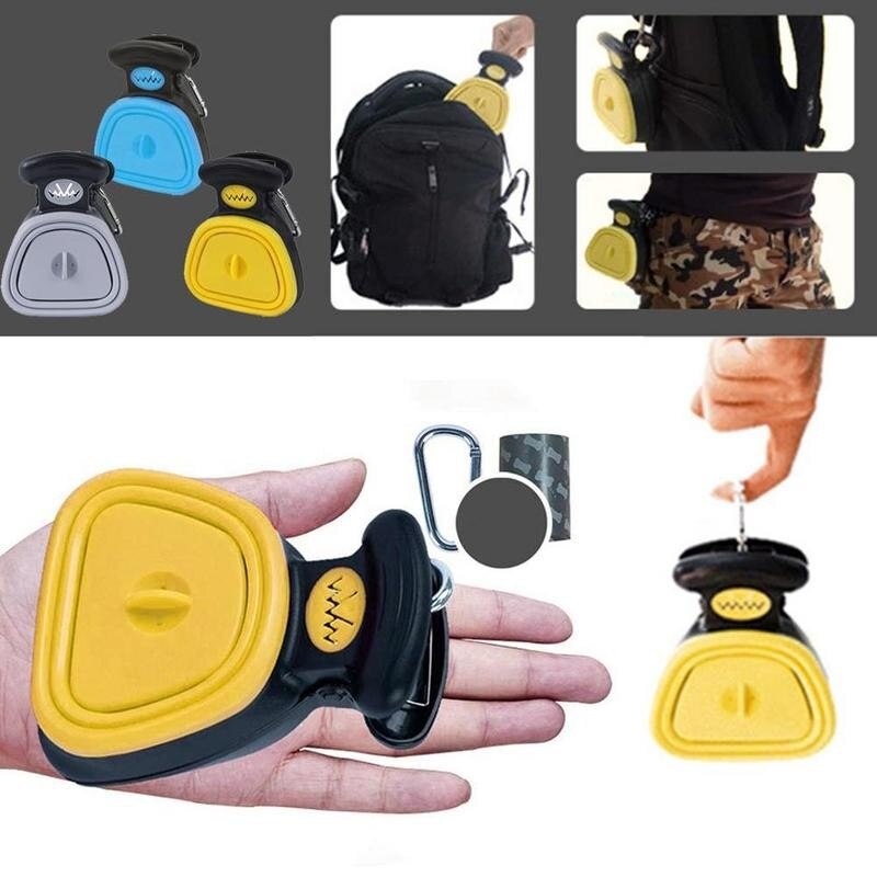 Dog Pet Travel Foldable Pooper Scooper 1 Roll Decomposable Bags Poop Scoop Clean Pick Up Excreta Cleaner Pig Hamster