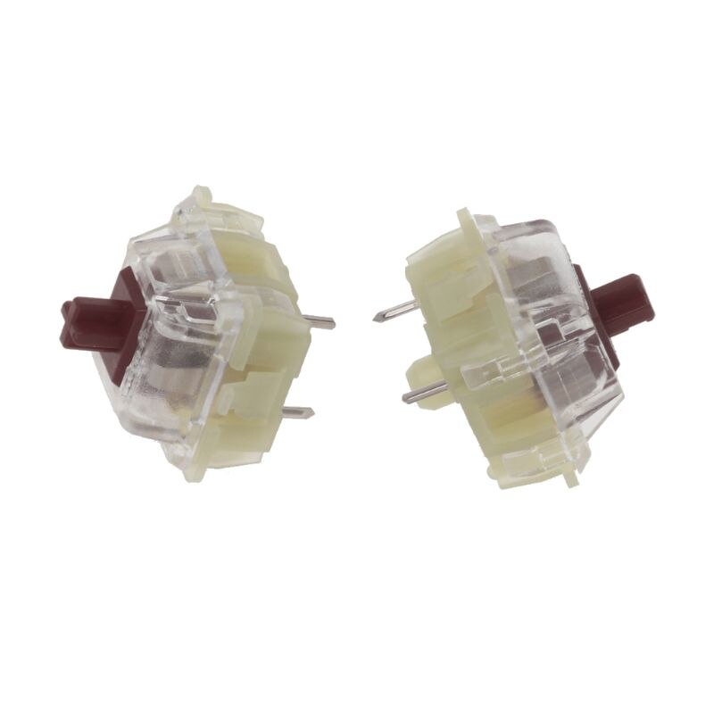 2Pcs Original SMD RGB Cherry MX Switches 3pin Feet Brown Switch Mechanical Keyboard Clear Switch