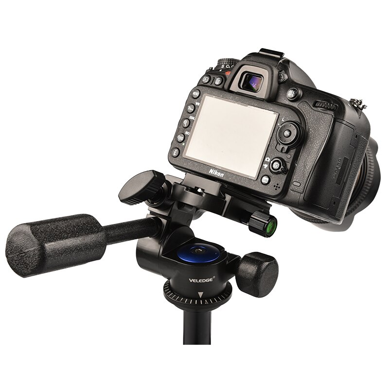 Vlogmagic 2-Way Vloeistof Pan Tilt Camera Gimbal Head Voor Statief Monopod Dslr Mirrorless Camera 'S