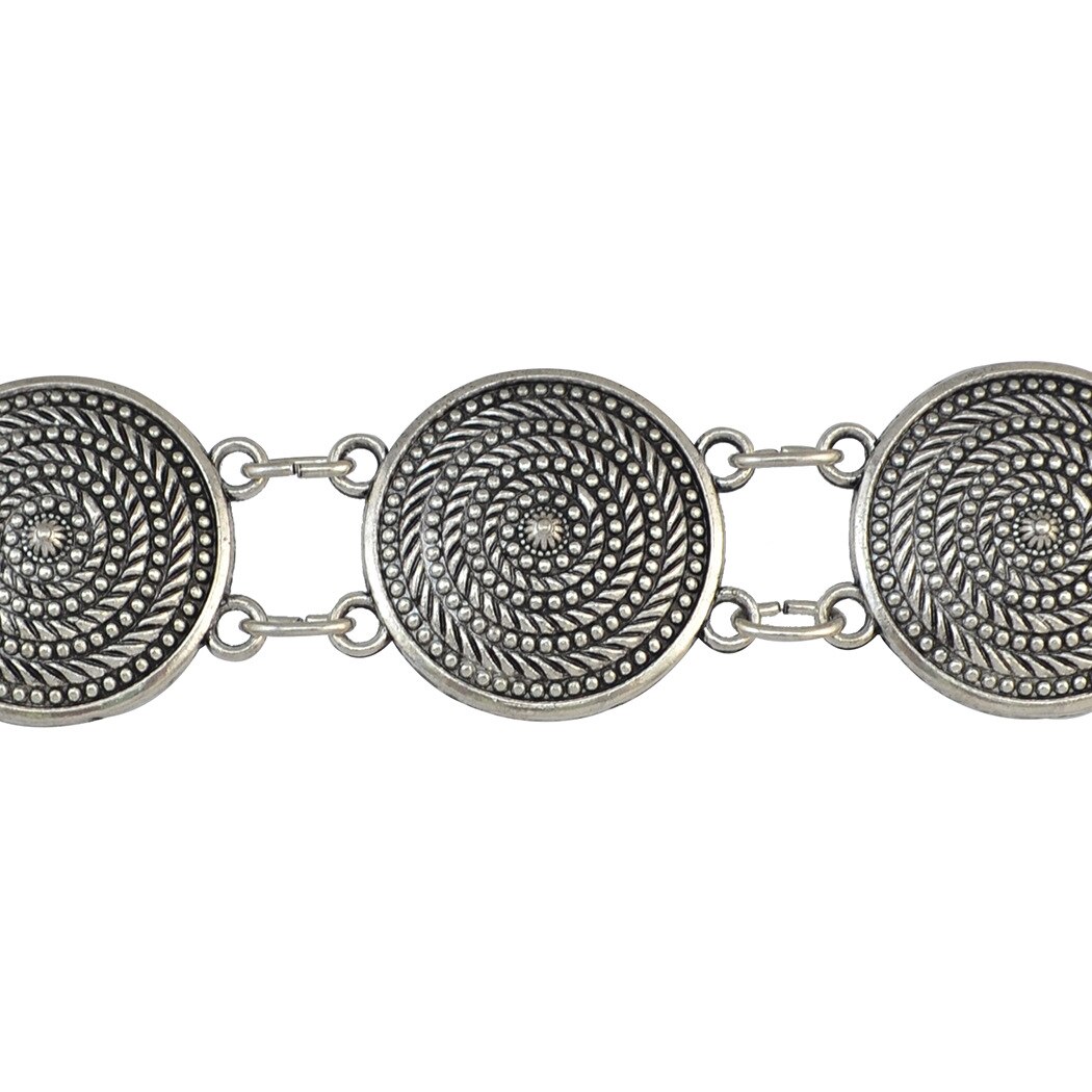 Cinturón Medieval de Metal con hebilla para mujer, accesorio de disfraz, faja tallada Retro Punk, decoración de cintura antigua para adulto