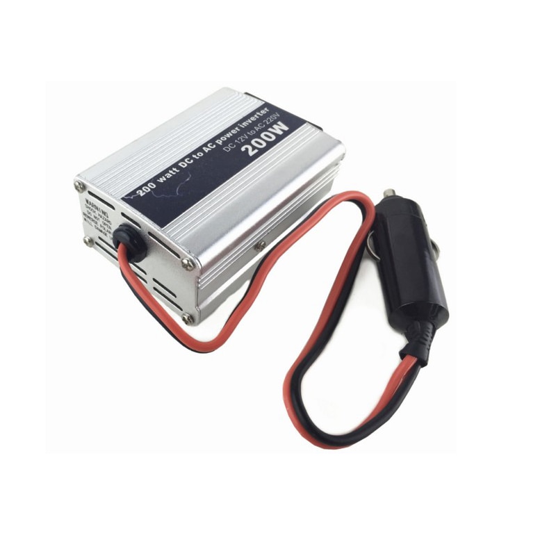 I key koop hoge auto-omvormer 200w 12v to 220v universele stopcontact met sigarettenaansteker handige stroomomvormer