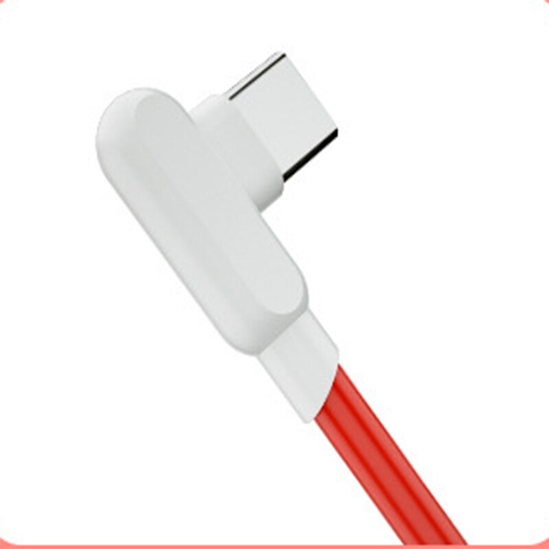 Oneplus Nord N10 Usb Type C 90 Graden Warp Kabel 5A Usb C Dash Snel Opladen Elleboog Game Lijn Voor een Plus 1 + 8 8T 7 7T 6 6T Pro