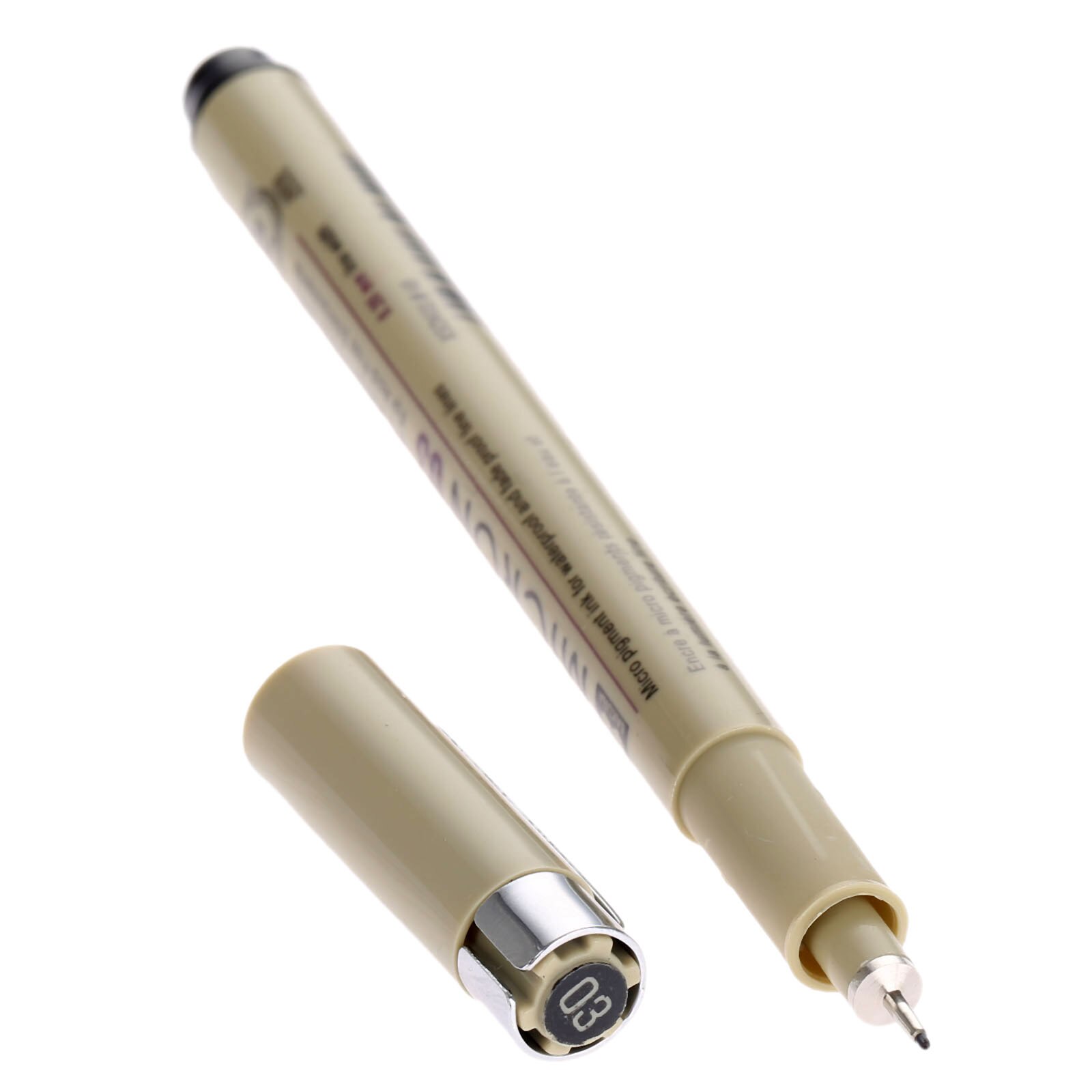 1PC Black Ink Fine Line Pen Fine Tip Inking Pens For Drawing Archival Ink Pen Fineliner Sketching Pens for Drafting Writing: 0.35mm