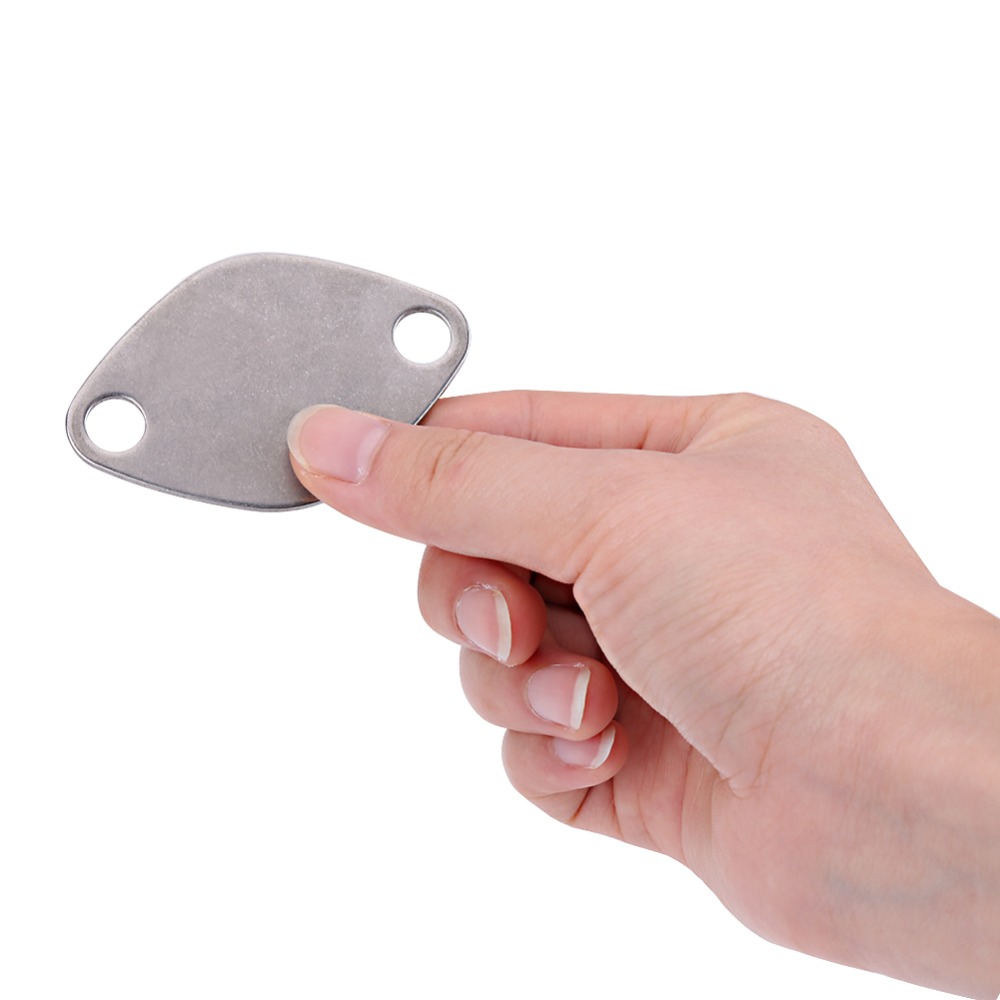 kit piastra di chiusura valvola EGR 2 pezzi per RENAULT ESPACE LAGUNA maestro TRAFIC VAUXHALL MOVANO acciaio inossidabile