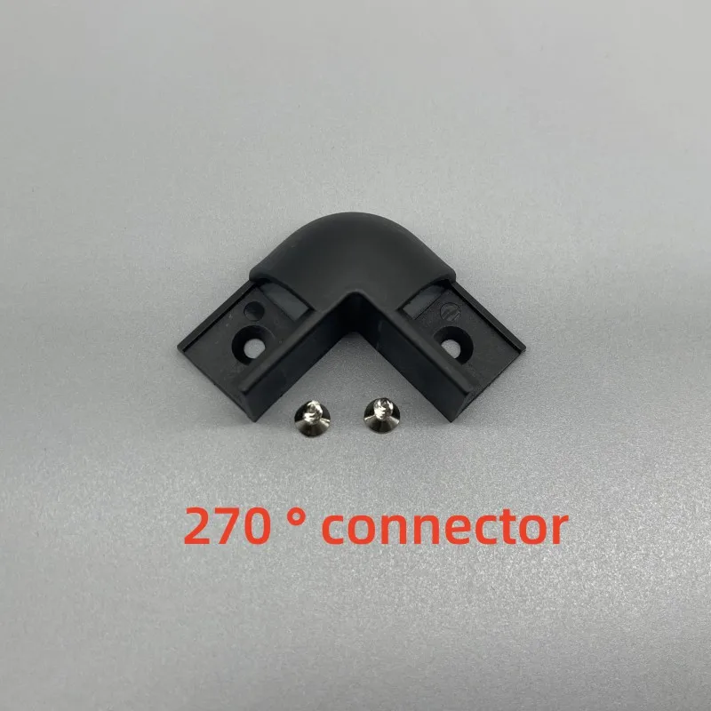Connecteur de profil en aluminium d'angle LED, coin intérieur et extérieur de 90/270/180 degrés, menuisier de canal en aluminium 1616V pour systèmes d'éclairage