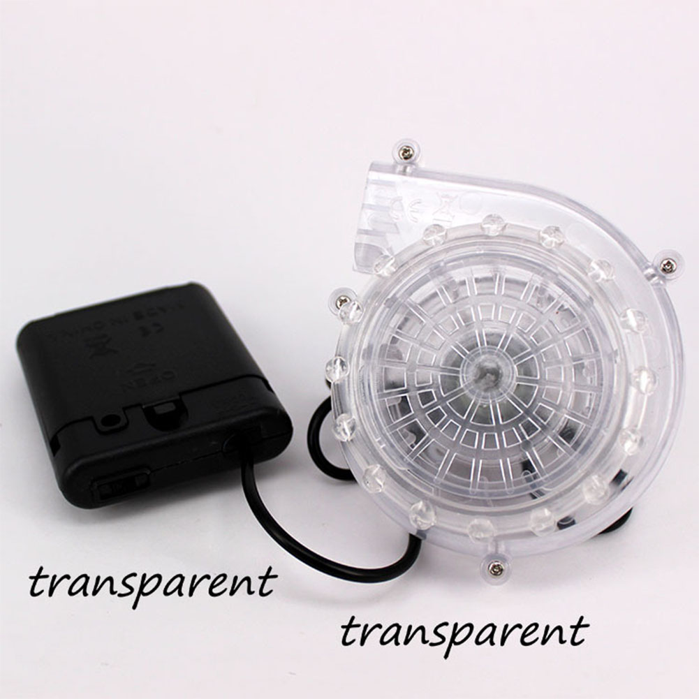 Milieu Emc Standaard Transparante Interface Universal Opblaasbare Blower Cartoon Accubak 6V Micro Fan Gereedschap
