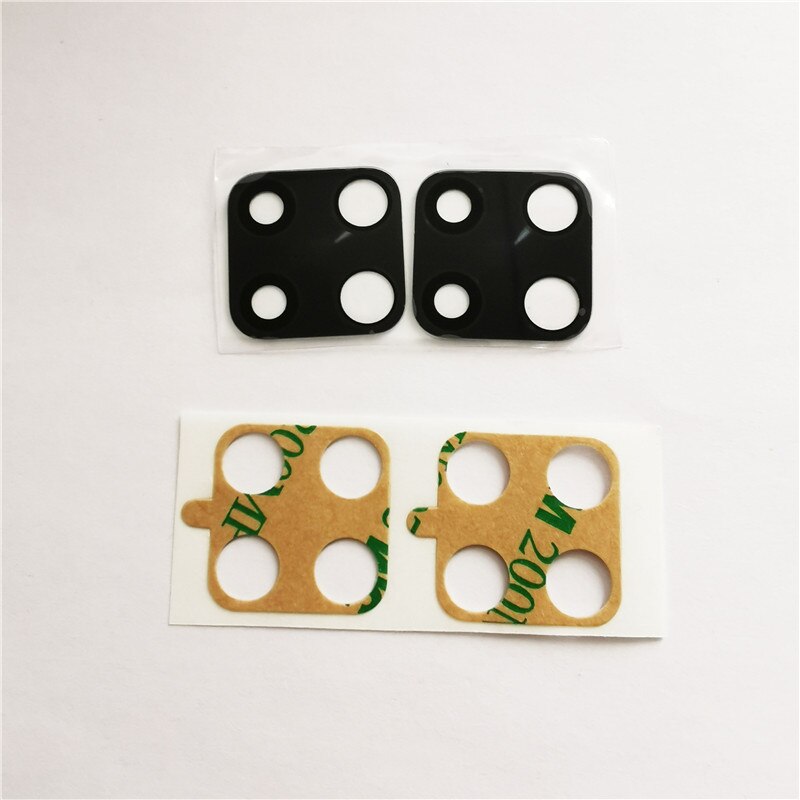 2 Stks/partij Redmi Note 9 Pro Achteruitrijcamera Glas Voor-Xiaomi Redmi Note 9 9 4s Back Camera Glas lens Cover Met Lijm Vervanging