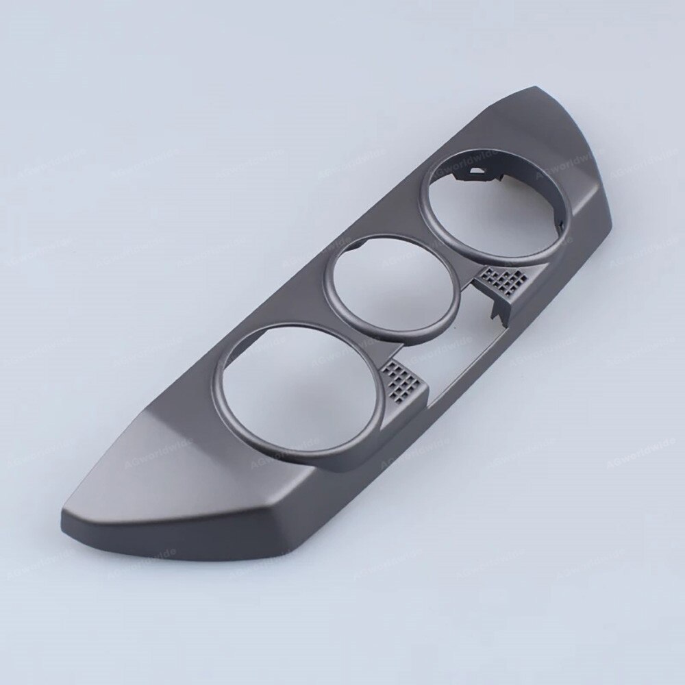 Black Front Dashboard AC Heater Control Panel Trim Cover Cap For VW Polo 9N 2002 2004 6Q0820075C 1QA: Silver Grey