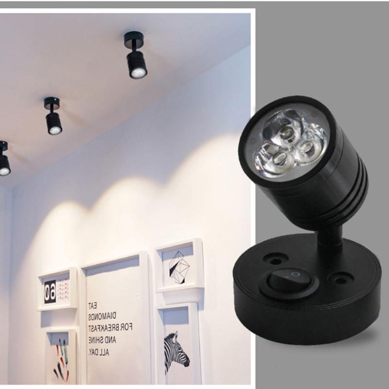 Lámpara de techo Flexible para caravana, barco casa rodante, interruptor de luz de lectura, 12V