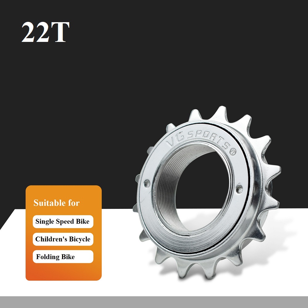 Piñón de volante de bicicleta de marcha única 16T-22T, pieza para BMX, engranaje de engranaje de engranaje de 1 velocidad, rosca Imperial de 34mm, accesorios universales para ciclismo: Multicolor