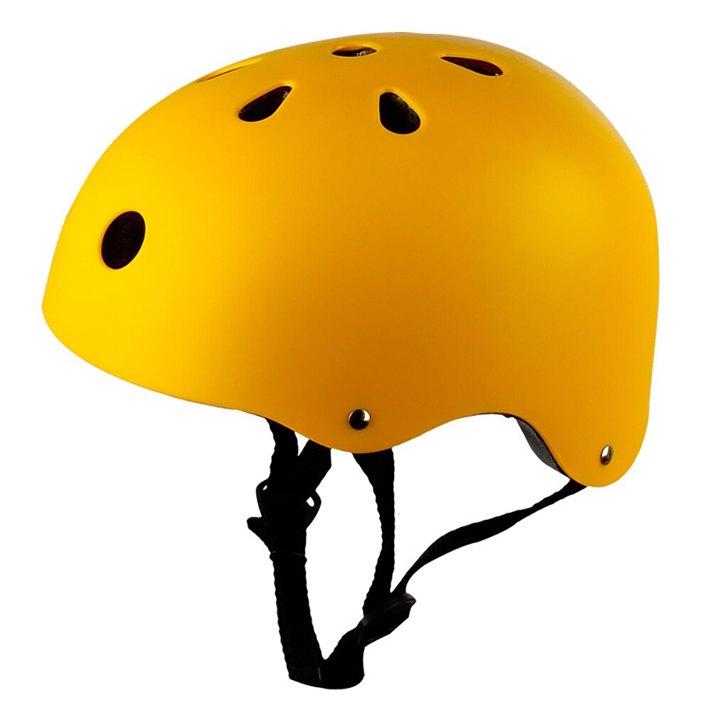 Roller Helm Skateboard Schaatsen Bescherming Kind: Yellow / M