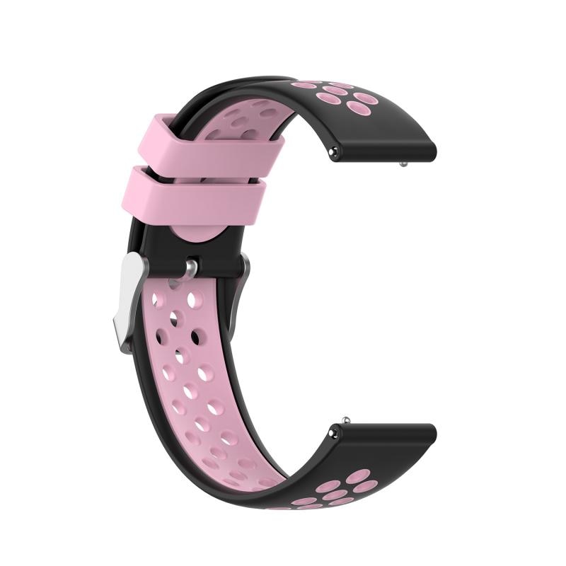 20mm Two-color Watch Strap For Samsung Galaxy Watch Active 2 Sport Silicone Smart Wristbands For Galaxy Watch Active 2 Strap