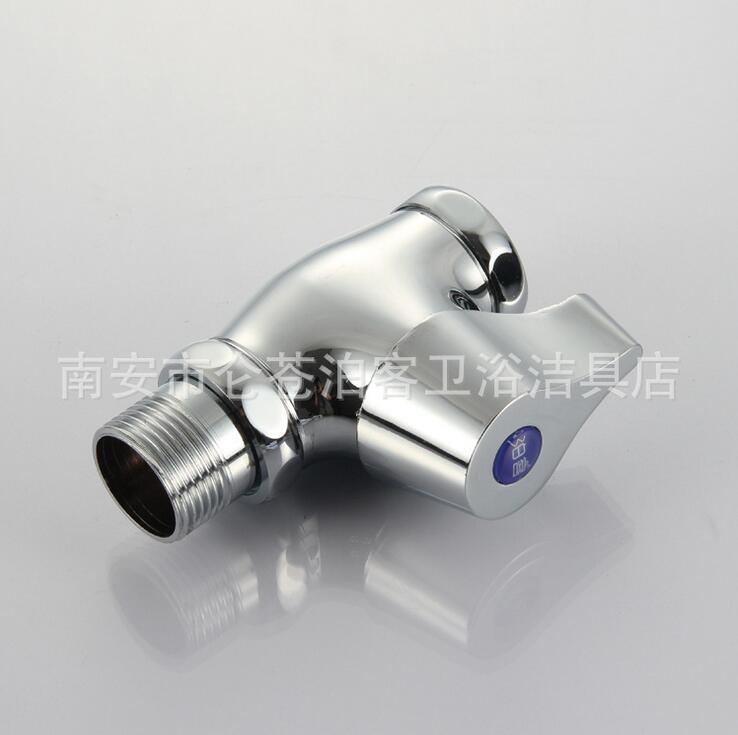 Hand control toilet / WC stool flushing valve, Copper squat pan flush valve, Urinal flush valve chrome plated,