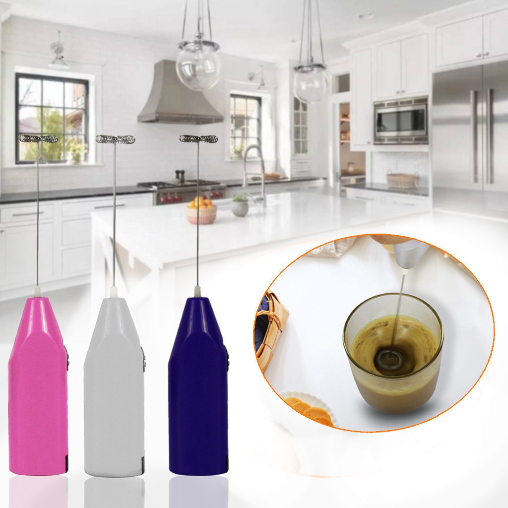 Electric Egg Milk Blender Drink Foam Blender Coffee Blender Kitchen Whisk Cooking Tool Stainless Steel Foam Machine cooking tool