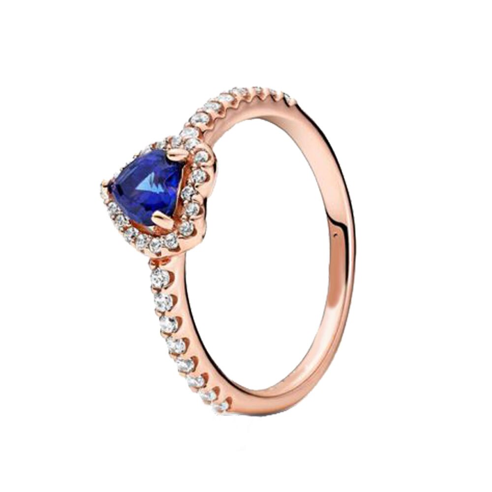 Winter 925 Sterling Silver Ring Sparkling Snowflake Rings Women Engagement Anniversary Jewelry: 7 / 110
