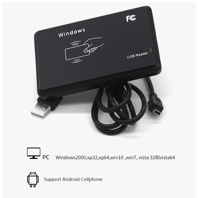 USB interface 125khz desktop contactless rfid card reader