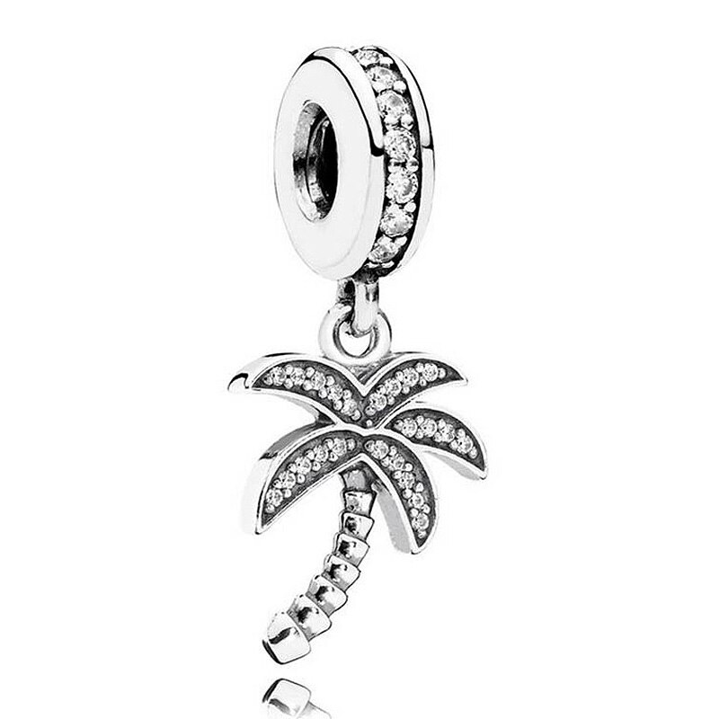 Spinning Tree Of Life Serene Lotus Clover Daisy Flower Pendant Beads 925 Sterling Silver Charm Fit Bracelet DIY Jewelry: 4