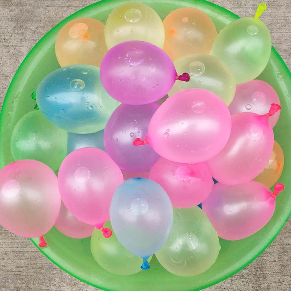 100Pcs Water Injectie Ballonnen Tas Water Ballonnen Latex Speelgoed Zomer Kinderen Spelen Water Ballon Zomer Spel Speelgoed