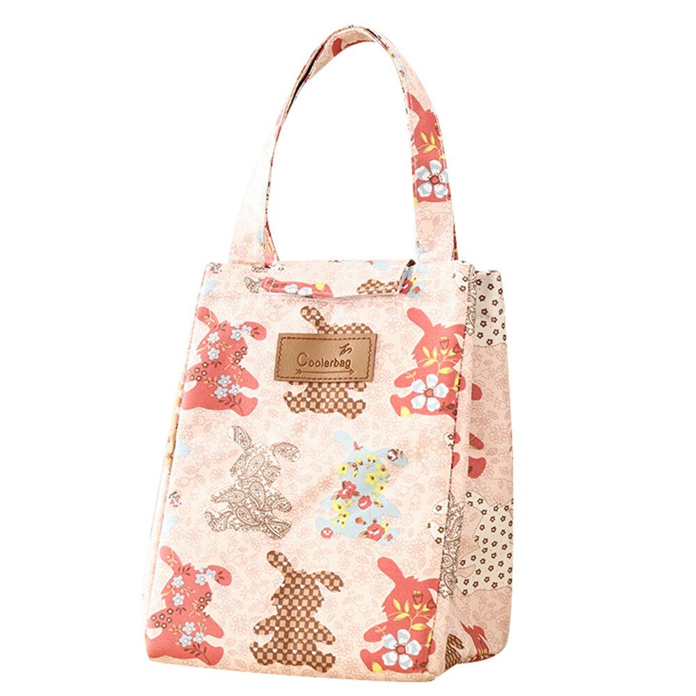 Thermal Portable Insulated Cooler Food Storage Bag Lunch Carry Tote Storage Case Fabric Bags Sac Isotherme Lunch Box: F