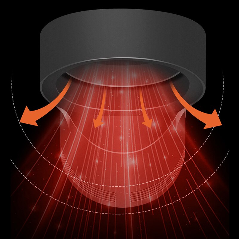 Mini home heater portable electric air heater 2S winter fast heating heater desktop home leafless fan