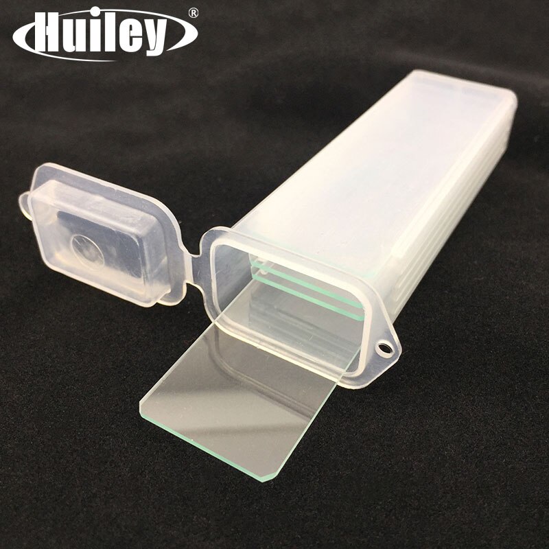5PCS Reusable 1" x 3" Laboratorial Double Concave Biological Microscope Blank Glass Slides Lab Consumables for Liquid Specimen