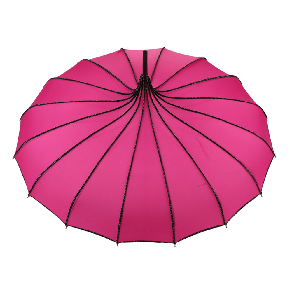 Paraguas Vintage de Pagoda, sombrilla de protección UV para boda, , sol, lluvia, E2S