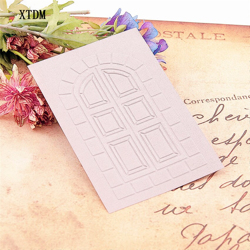 Easter plastic Stone gate template craft card making paper card album wedding decoration Embossing folders