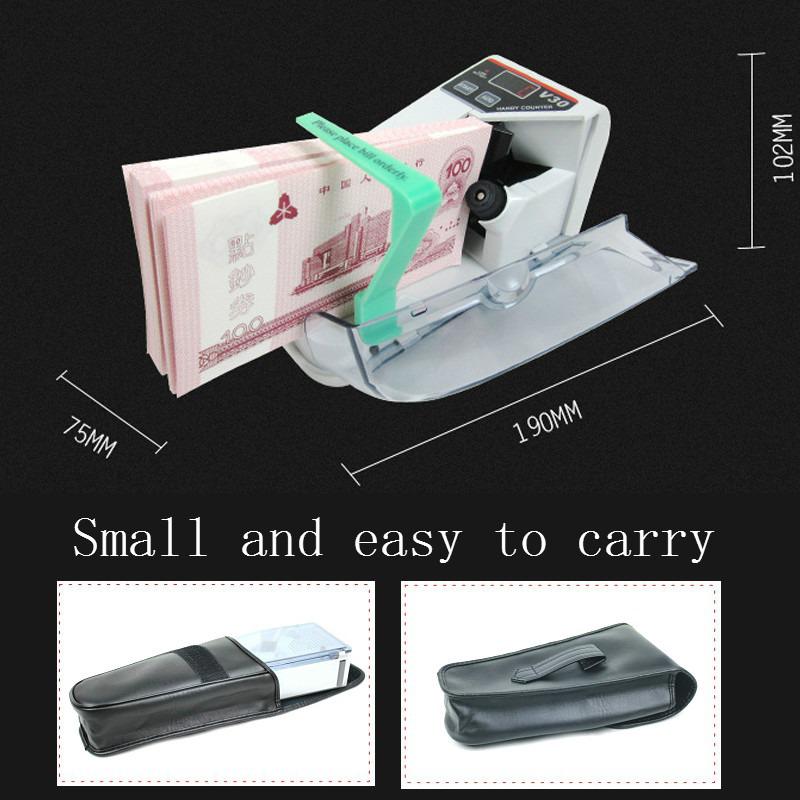 V30 Multi-country Banknote Portable Counting Machine Mini Small Counting Machine Holding Banknote Business