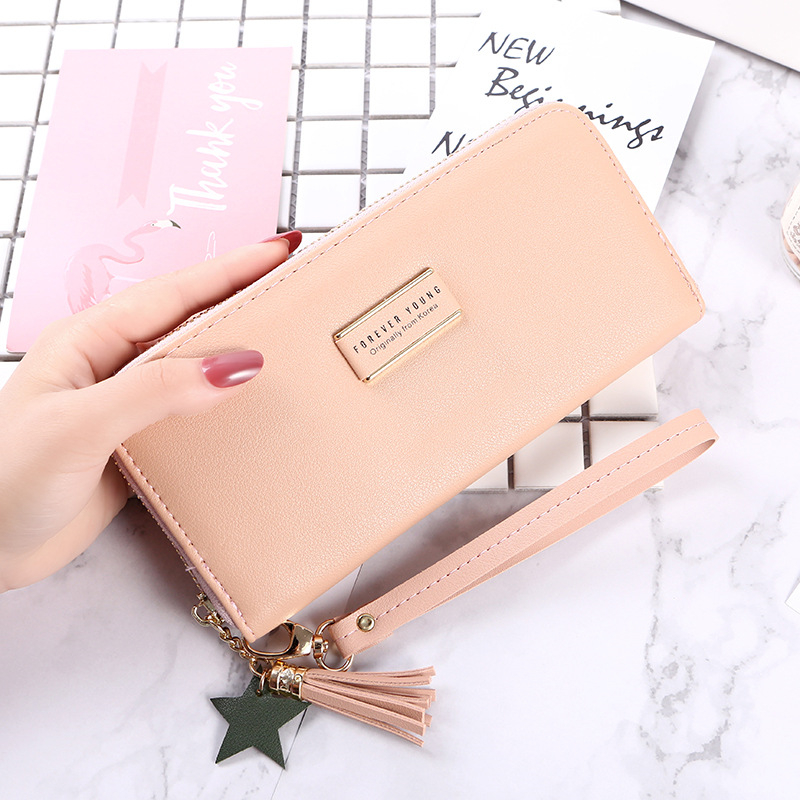 Vrouwen Clutch Portemonnee Top Pu Lederen Portefeuilles Vrouwelijke Lange Portemonnee Vrouwen Rits Portemonnee Portemonnee Carteira: Pink