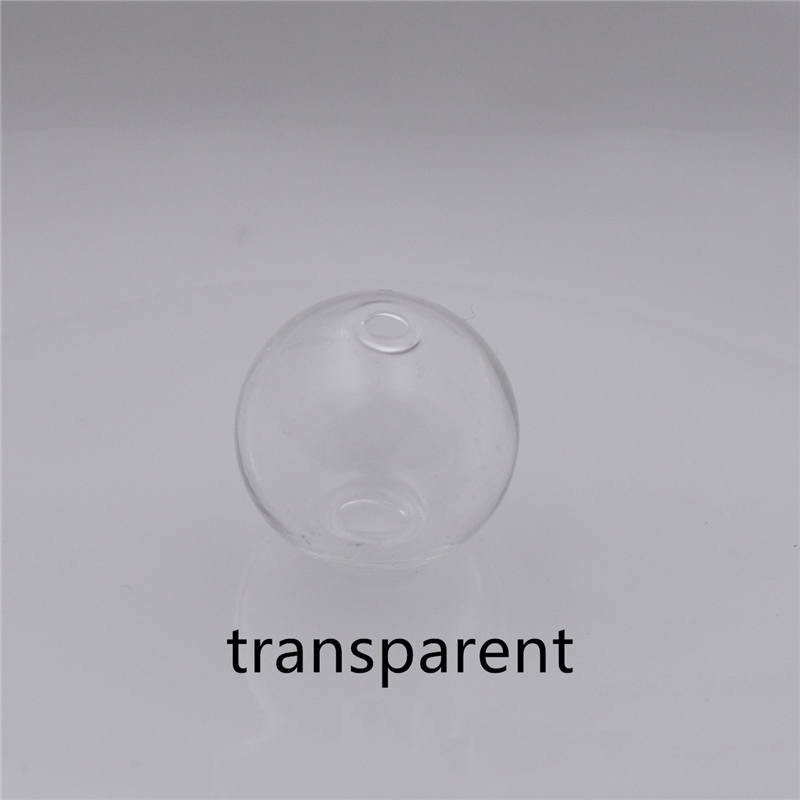 5pieces Double Hole 10-20mm Color Glass Ball Beads Hollow Glass Bottle Globe DIY Handmade Jewelry Making Accessories Findings: SKY BLUE / 20mm