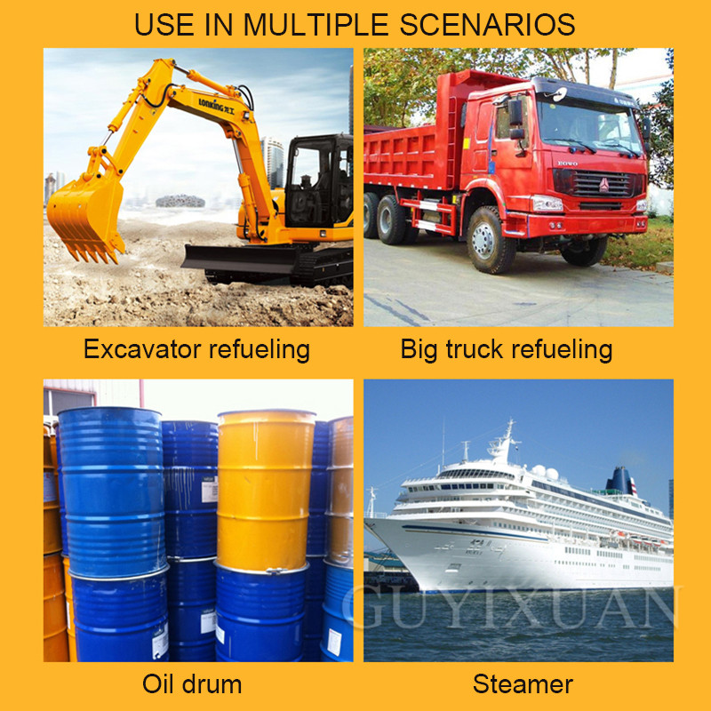 ZM-007 positive and negative electric pump 12V volt self-priming pump DC oil pump diesel pump oil tanker pumping unit