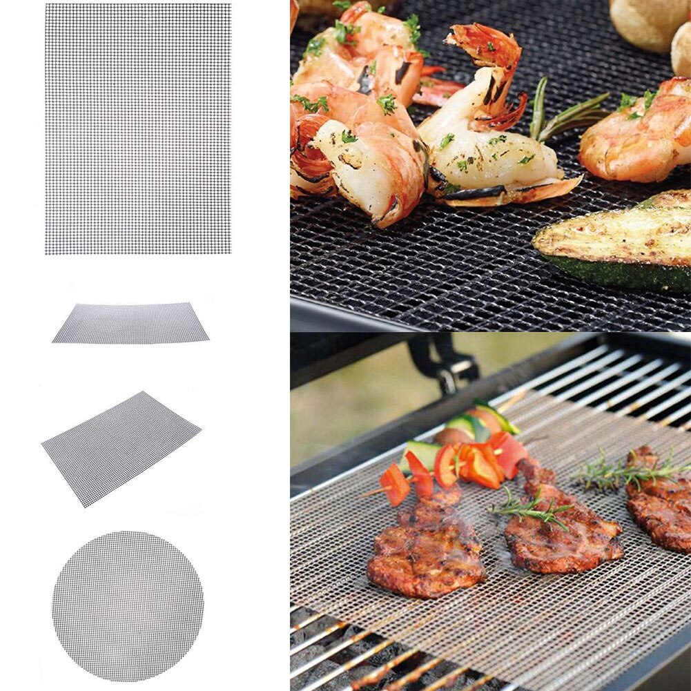 Onner BBQ Barbecue Grill mat,Stainless Steel Wire Mesh (Square 36cm x 42cm)