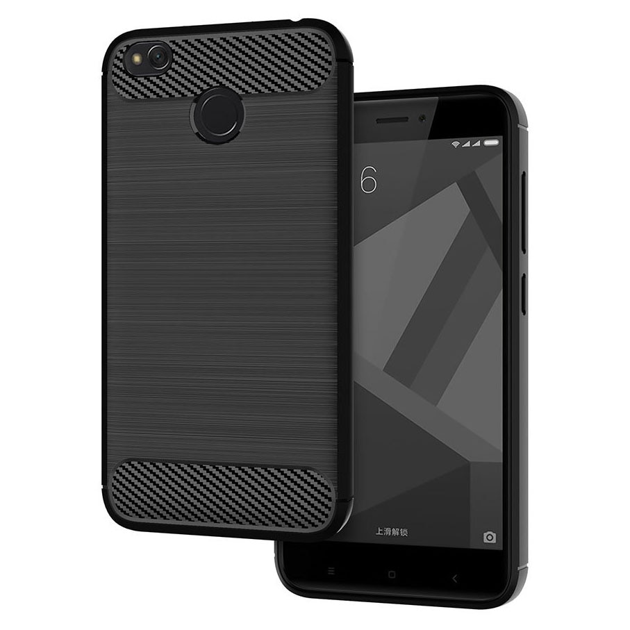 Case Voor Redmi 4x Case Xiaomi Redmi 4x Case Siliconen Tpu Bumper Shockproof Carbon Fiber Cover Voor Redmi 4x Gevallen capa Coque