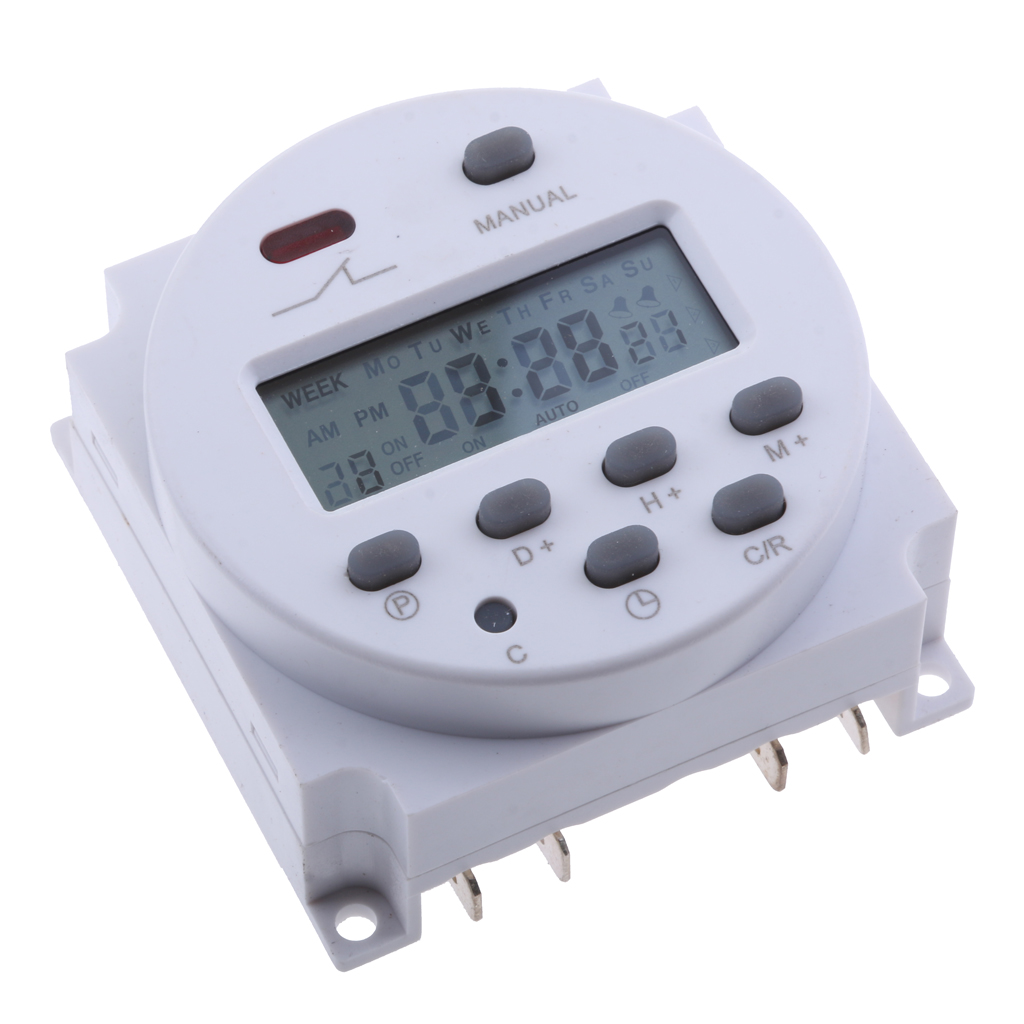 CN101 DC 12V 16A Digital LCD Power Programmable Ti... – Grandado