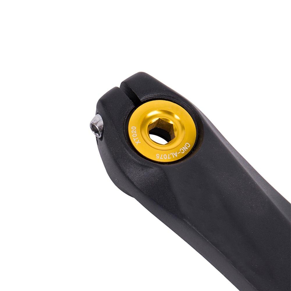 Ztto dental plade dæksel krank skruelåg mtb kranksæt krank dæksel aluminium bmx racercykel montering