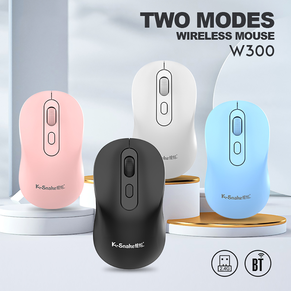 2.4g trådløs bluetooth-mus med 1600 dpi-modus og usb-kontakt for datamaskin, bærbar pc, kontor, bluetooth-mus