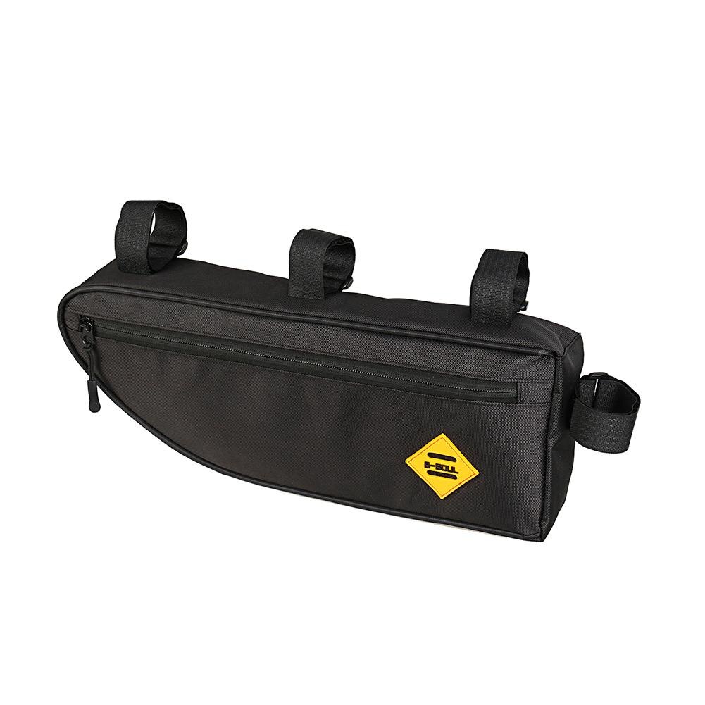 B Soul Fiets Driehoek Tas Bike Frame Voor Tube Bag Waterdichte Pouch Grote Capaciteit Polyester Driehoek Zak Outdoor Fietsen Bag: M