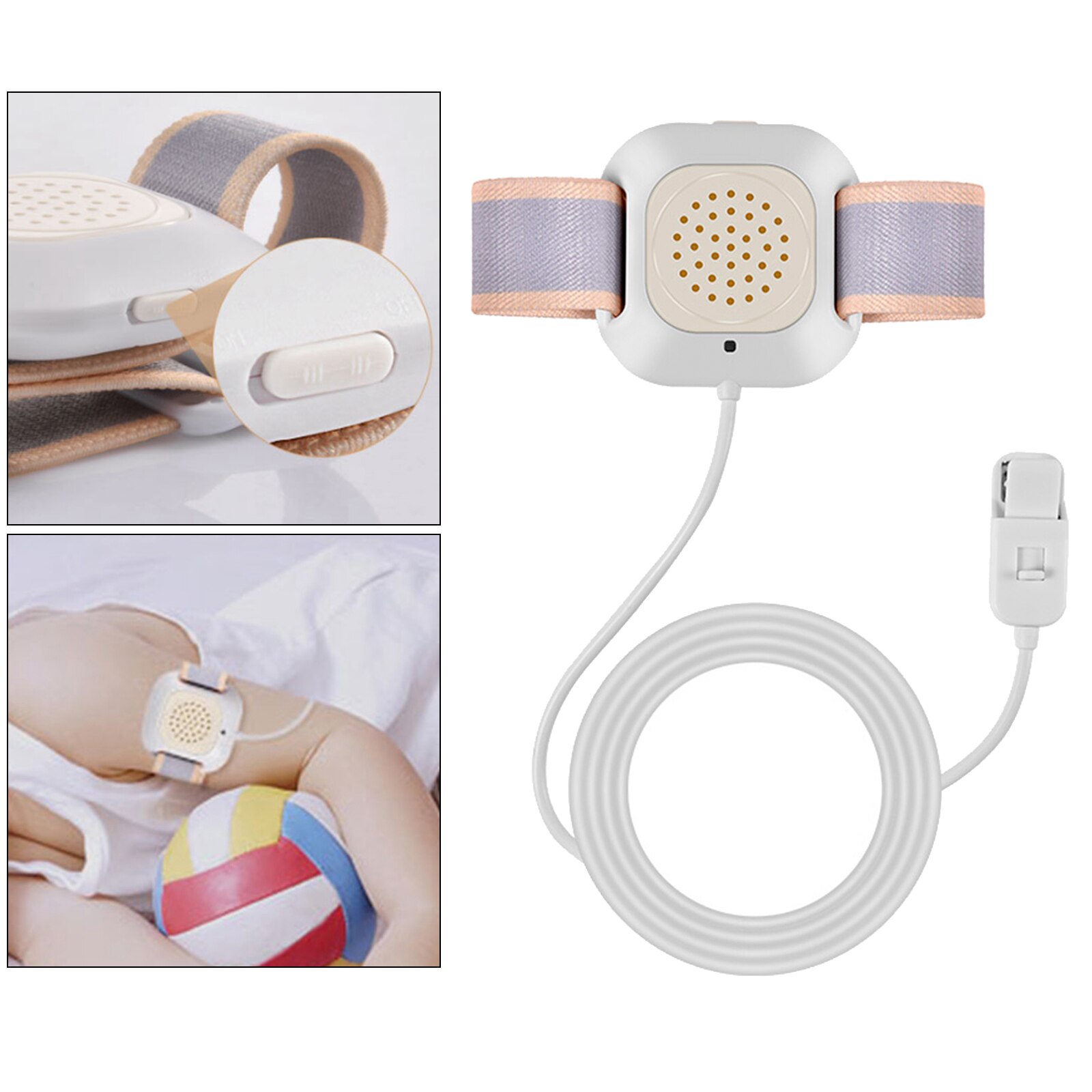 Nocturnal Bedwetting Alarm Device Bed Wetting Sensor for Baby Kids Children Deep Sleepers Elderly