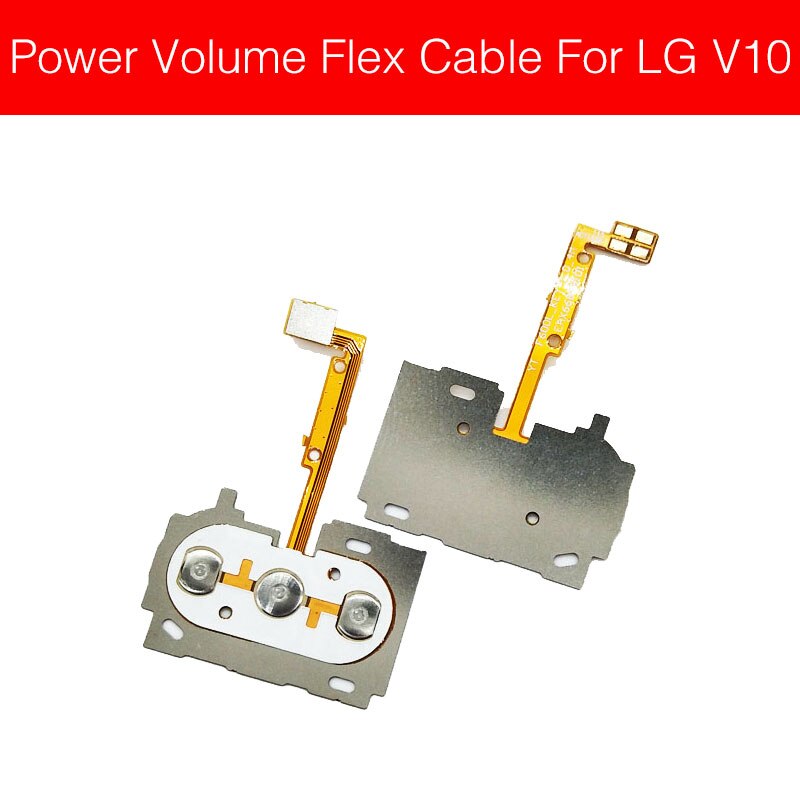 Volume & Power Knop Voor LG V10 V20 V30 V40 ThinQ F600 H961N H968 H910 H918 VS995 LS997 Schakelaar Op /off Power Control Flex Kabel