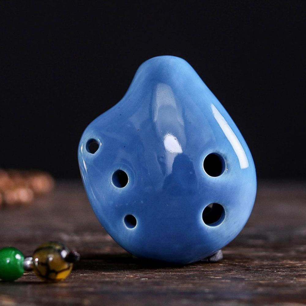 Ocarina Fluit 6 Gat Sopraan C Keramische Flauta Ocarina Of Time Mini Ocarina Fluit Kid 'S Speelgoed Muziekinstrumenten: 02