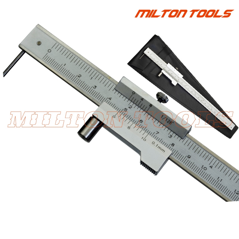 Parallel crossed caliper 0-200mm 0-300mm 0-400mm stainless steel parallel crossed vernier caliper Measurement Tool with scriber