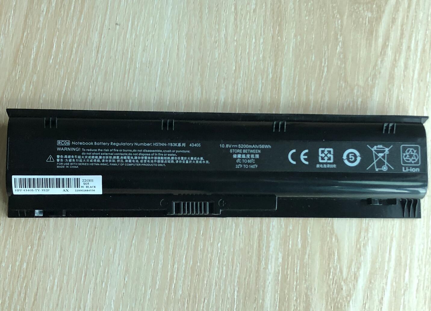 RC06 RC06XL battery for HP ProBook 4340s 668811-541 668811-851 669831-001 H4R53EA HSTNN-UB3K HSTNN-W84C HSTNN-YB3k