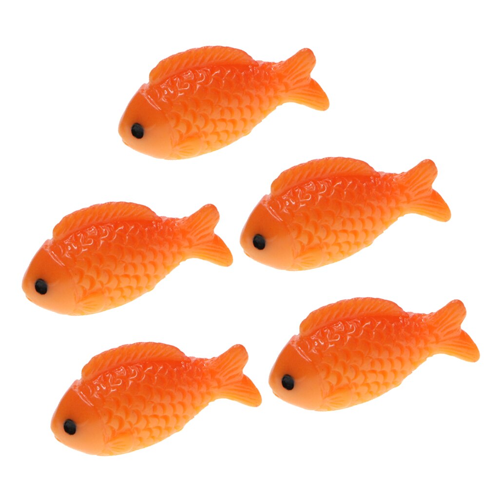 5 stykker mikro landskabsdekorationsfisk