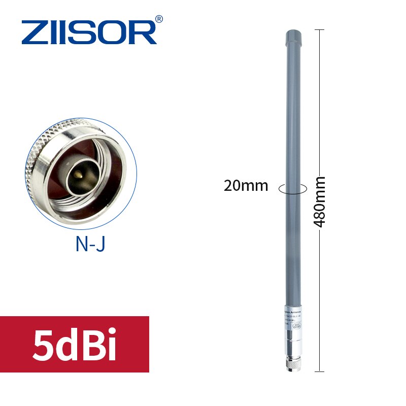 433 MHz Lora-Antenne für Höhle Außenbereich, 470 MHz Langstreckenantennen, Omni-wasserdichte N-Steckerantenne für Basisstations-Tor-Antenne: WEISS