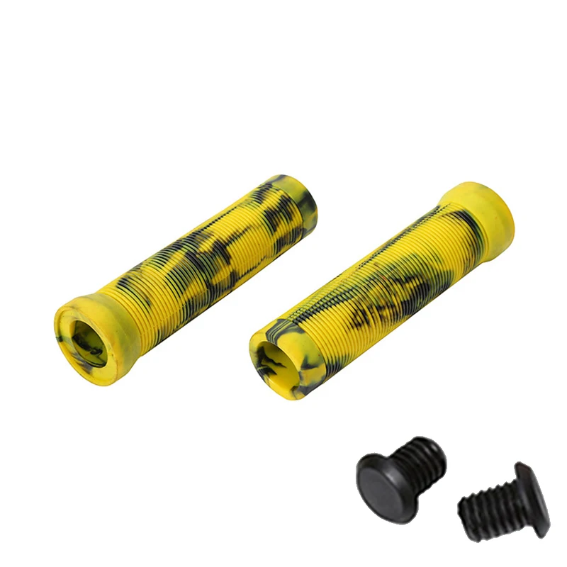 Punhos de borracha macia para guidão de bicicleta, manopla à prova d'água para mountain bike, à prova de poeira, antiderrapante: Cáqui