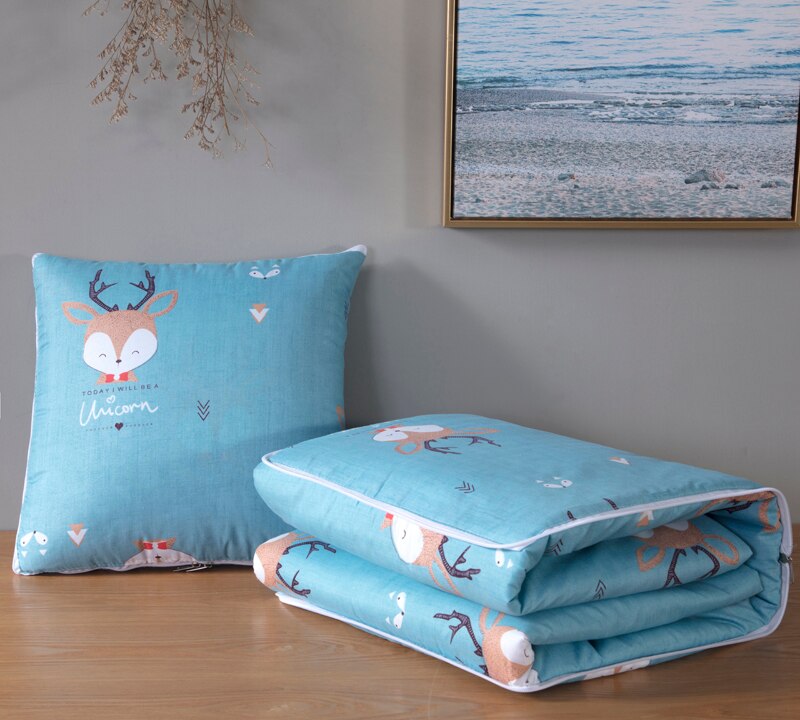 2 in 1 Herbst/Winter Faltbare Kissen Decke Patchwork Decke Decke Auto Sitzkissen Sofa Büro Nickerchen Kissen Für stühle Zurück: 20