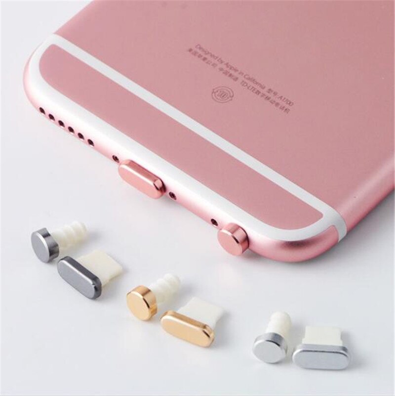 Conector 4 en 1 Anti-polvo 3,5, clavija AUX Para auriculares, cubierta Para teléfono, conector 3,5 Para iPhone SE2 5 5s se 6 7 8 Plus, Accesorios Para móvil