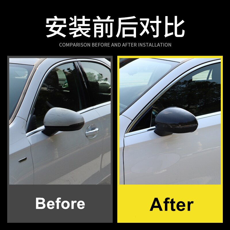 Bil styling bakspejl cover til mercedes benz a klasse  w177 a180 a200 modificeret spejl cover beskyttende dekoration