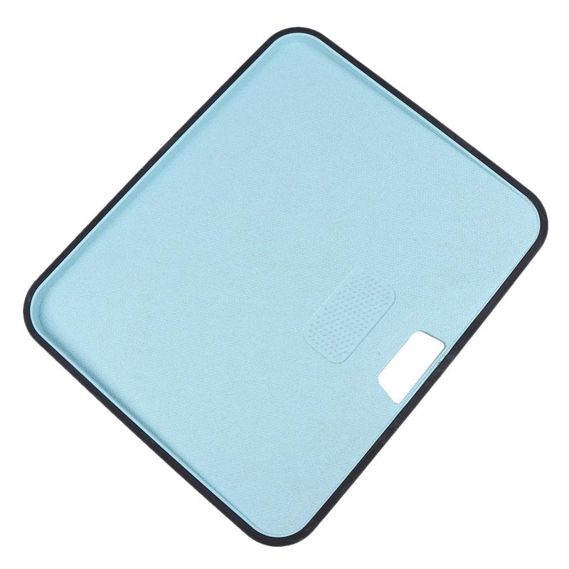 Halkfri skärbräda plastskärning hackande blockportabel köksgadget huggblock för grönsaker