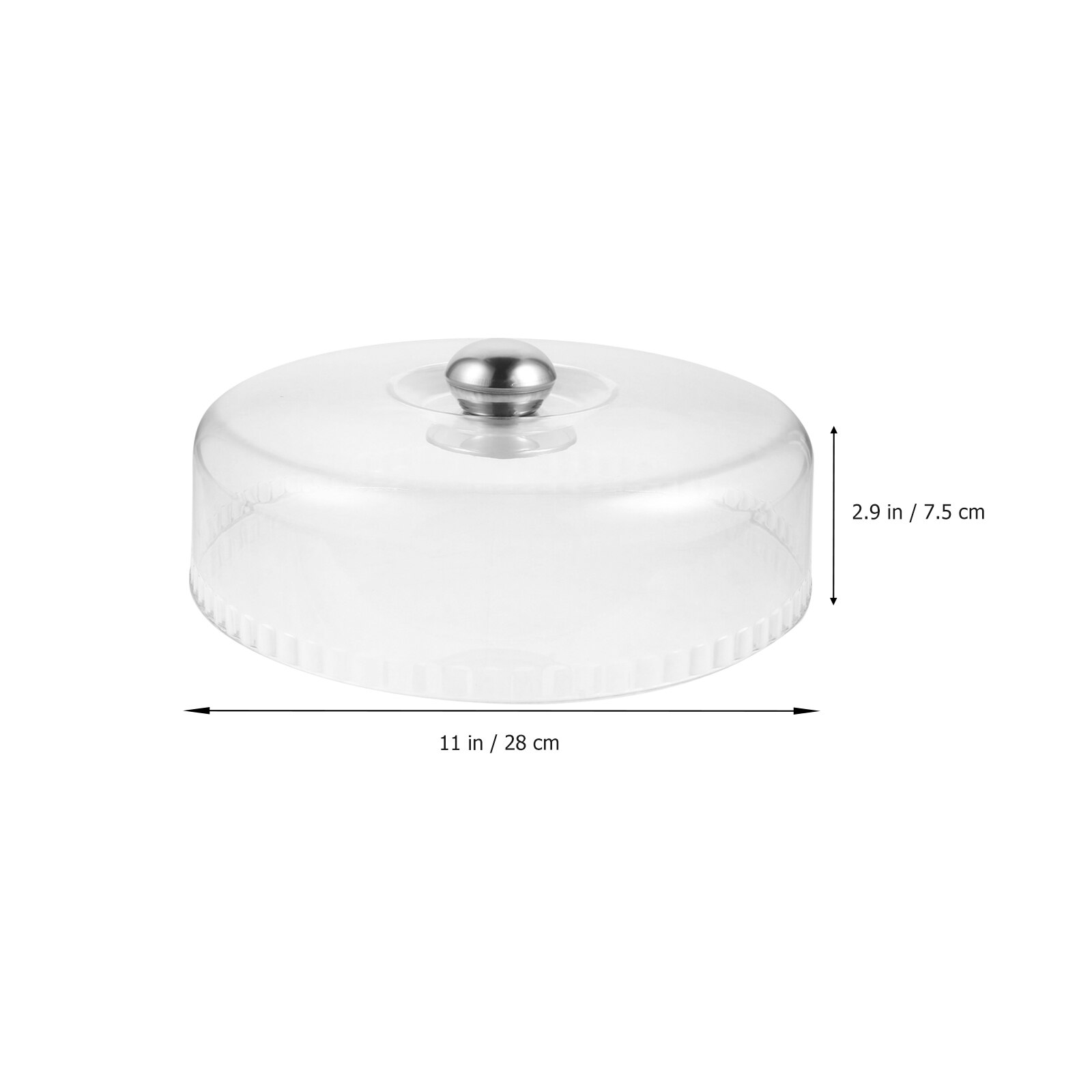 Transparent Lid Snack Tray Cover Cake Display Stand Cake Cover Transparent Dessert Lid Cake Stand Cover Bakery Dust Cover